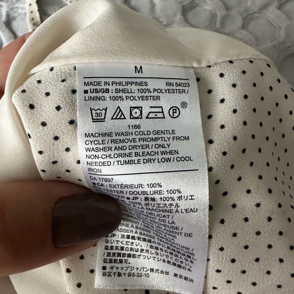 Banana Republic Cream Polka Dot Camisole - Picture 3 of 5